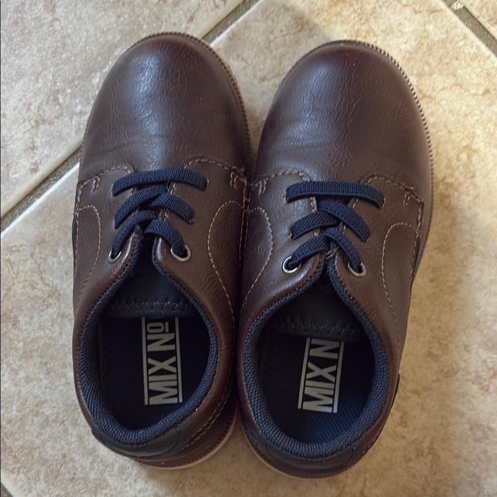 Mix No. 6 Kids Brown Lace-Up Shoes